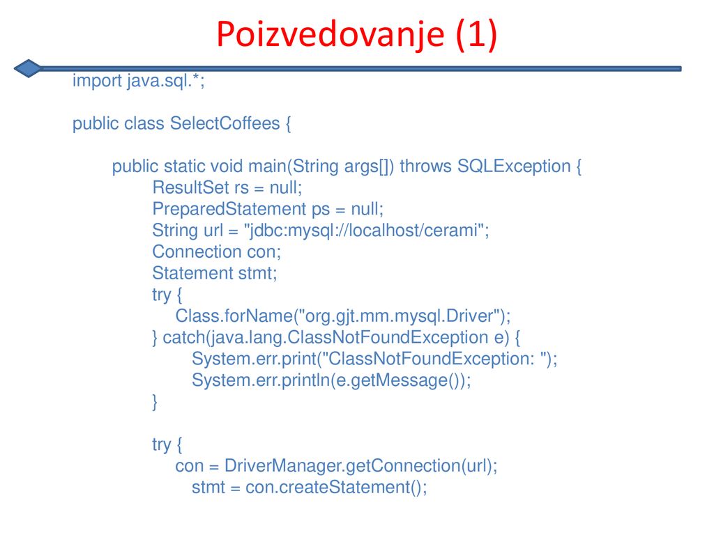 Delo s podatkovnimi bazami ppt download